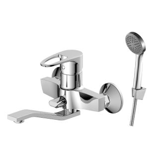 Смеситель для ванны Decoroom с ручным душем хром DR70044